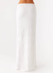 Briene Maxi Skirt - White
