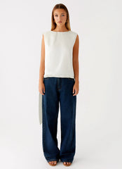 Mojito Cowl Top - Ivory