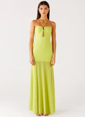 Claria Maxi Dress - Lime