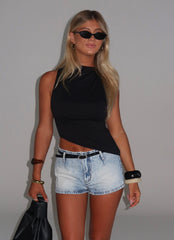 Elevate Tie Back Top - Black
