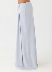 Romana Maxi Skirt - Misty Blue