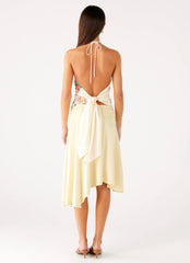 Loreta Beaded Tie Back Top - Siena Floral