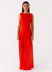 Ramiro Maxi Dress - Red