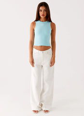 Veda Tank Top - Turquoise