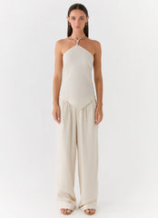 Julissa Halter Top - Oat