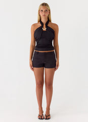Midnight Sky Top - Black