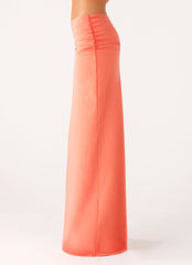 Elisabetta Maxi Skirt - Coral
